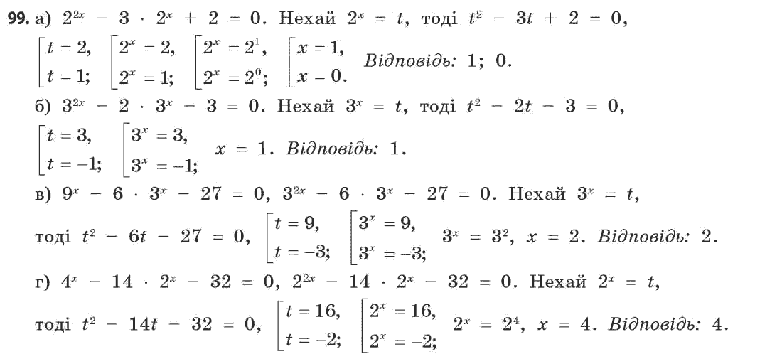 Математика (академічний рівень) Бевз Г.П., Бевз В.Г. Задание 99