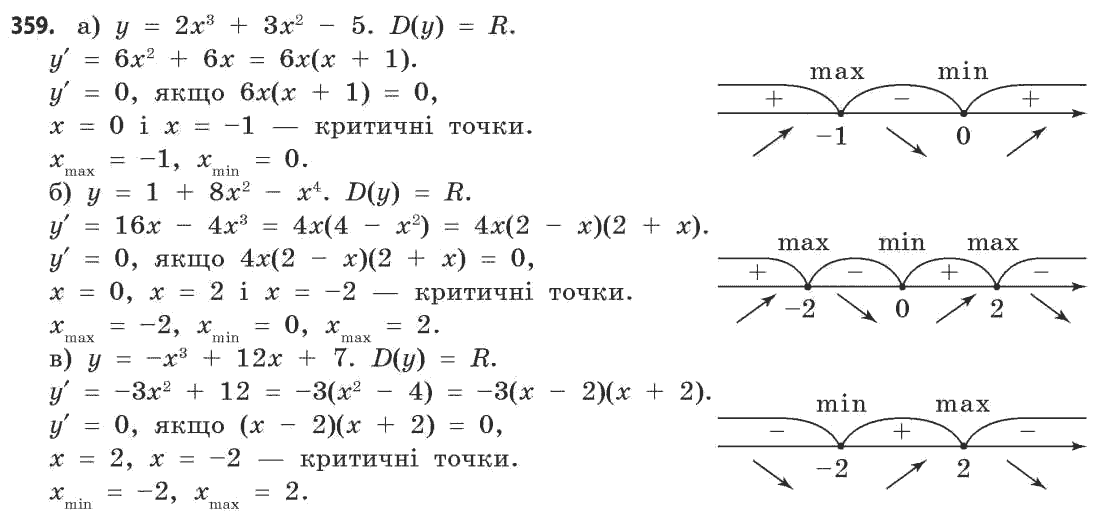 Математика (академічний рівень) Бевз Г.П., Бевз В.Г. Задание 359