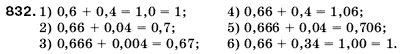 Математика 5 клас Мерзляк А., Полонський Б., Якір М. Задание 832
