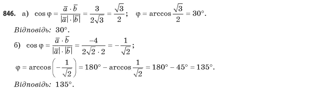 Математика (академічний рівень) Бевз Г.П., Бевз В.Г. Задание 846
