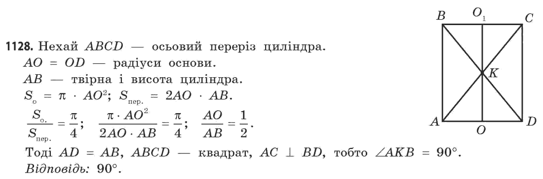 Математика (академічний рівень) Бевз Г.П., Бевз В.Г. Задание 1128