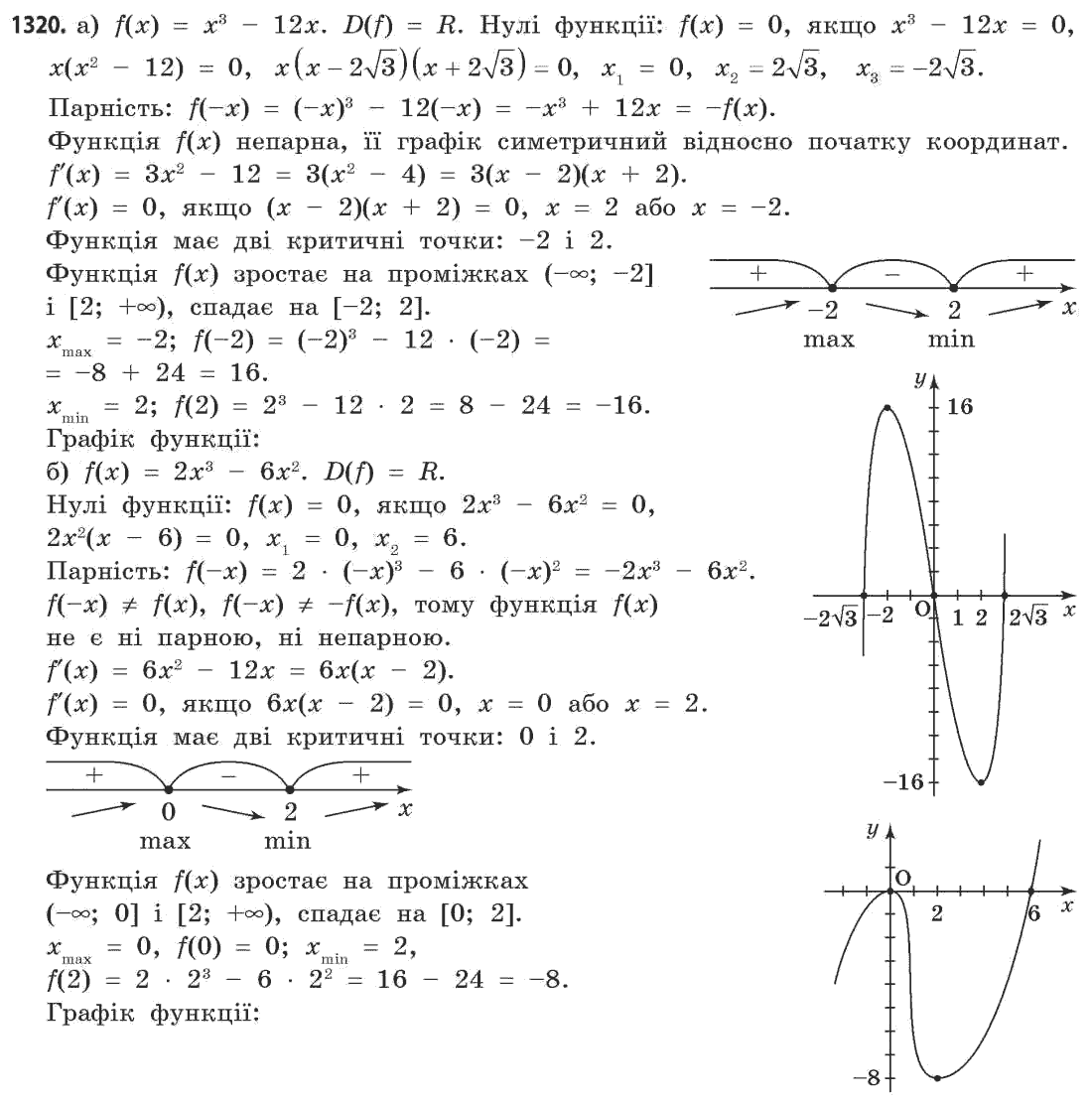 Математика (академічний рівень) Бевз Г.П., Бевз В.Г. Задание 1320
