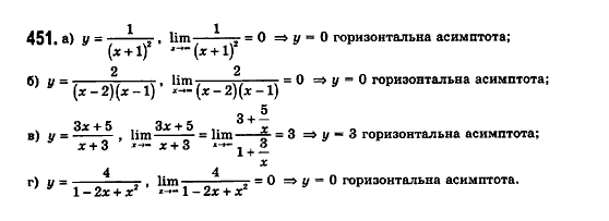 Математика (рівень стандарту) Бевз Г.П., Бевз В.Г., Владімірова Н.Г. Задание 451