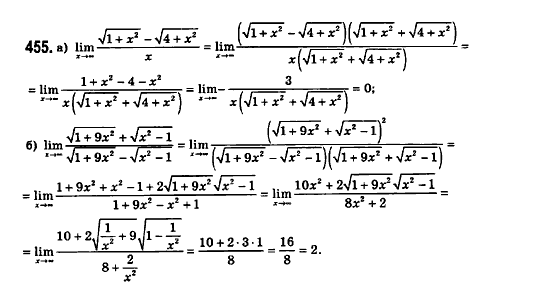 Математика (рівень стандарту) Бевз Г.П., Бевз В.Г., Владімірова Н.Г. Задание 455