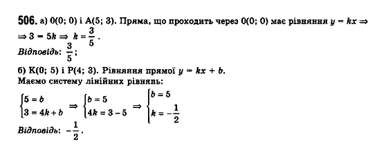 Математика (рівень стандарту) Бевз Г.П., Бевз В.Г., Владімірова Н.Г. Задание 506