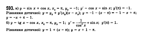 Математика (рівень стандарту) Бевз Г.П., Бевз В.Г., Владімірова Н.Г. Задание 593