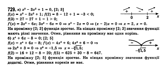 Математика (рівень стандарту) Бевз Г.П., Бевз В.Г., Владімірова Н.Г. Задание 729