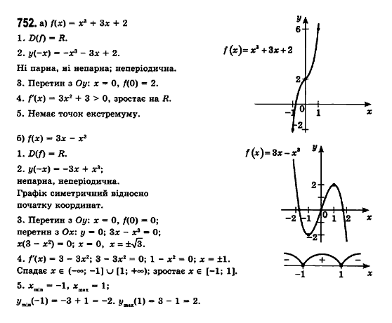 Математика (рівень стандарту) Бевз Г.П., Бевз В.Г., Владімірова Н.Г. Страница 752