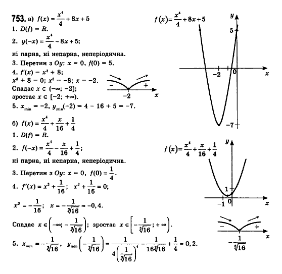Математика (рівень стандарту) Бевз Г.П., Бевз В.Г., Владімірова Н.Г. Страница 753