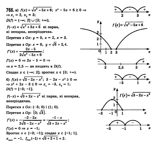 Математика (рівень стандарту) Бевз Г.П., Бевз В.Г., Владімірова Н.Г. Страница 766