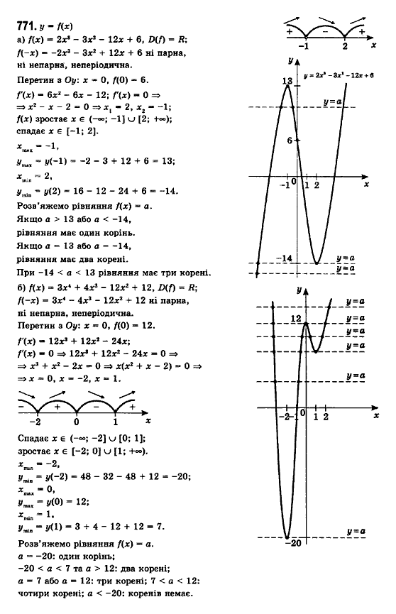 Математика (рівень стандарту) Бевз Г.П., Бевз В.Г., Владімірова Н.Г. Страница 771