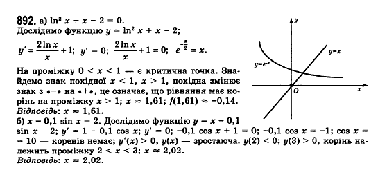 Математика (рівень стандарту) Бевз Г.П., Бевз В.Г., Владімірова Н.Г. Задание 892