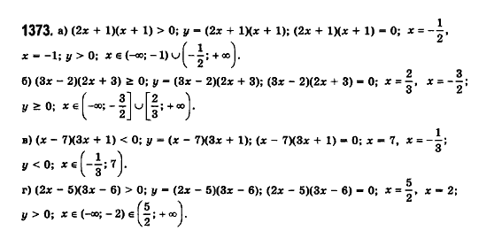 Математика (рівень стандарту) Бевз Г.П., Бевз В.Г., Владімірова Н.Г. Задание 1373