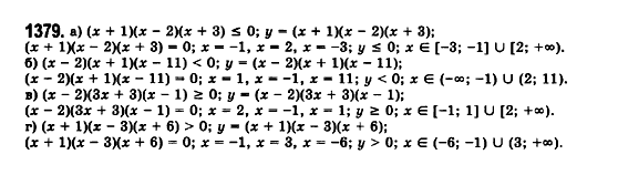 Математика (рівень стандарту) Бевз Г.П., Бевз В.Г., Владімірова Н.Г. Задание 1379