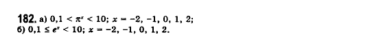 Математика (рівень стандарту) Бевз Г.П., Бевз В.Г., Владімірова Н.Г. Задание 182