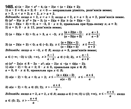 Математика (рівень стандарту) Бевз Г.П., Бевз В.Г., Владімірова Н.Г. Задание 1465