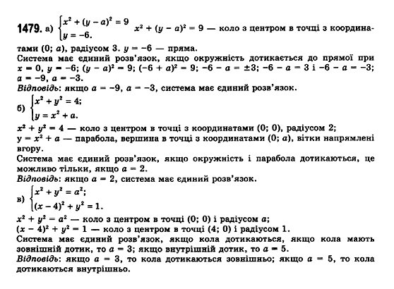 Математика (рівень стандарту) Бевз Г.П., Бевз В.Г., Владімірова Н.Г. Задание 1479