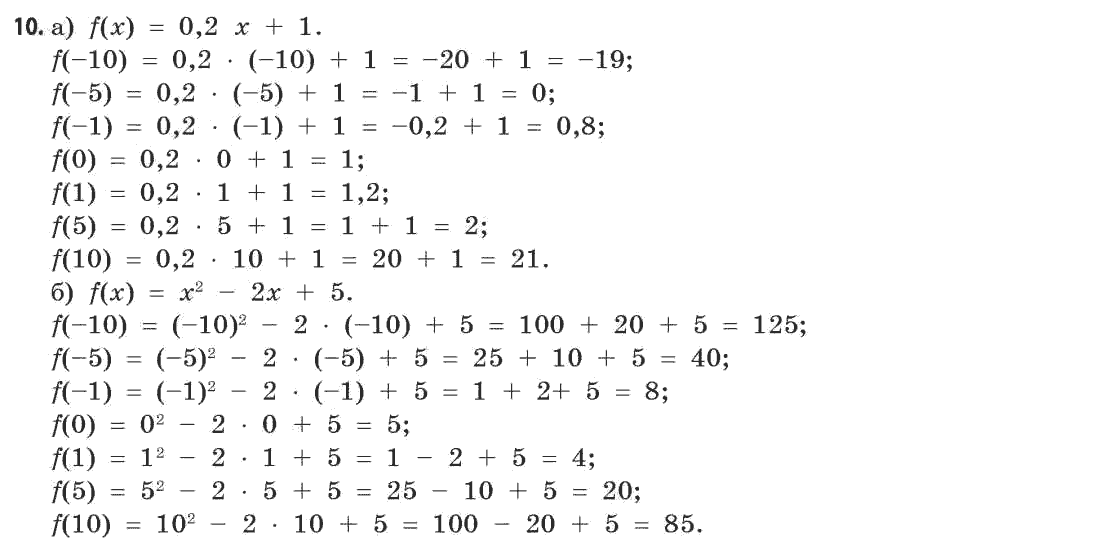 Математика (рівень стандарту) Бевз Г.П., Бевз В.Г. Задание 10