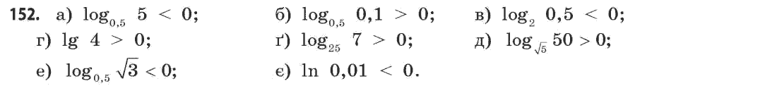 Математика (рівень стандарту) Бевз Г.П., Бевз В.Г. Задание 152