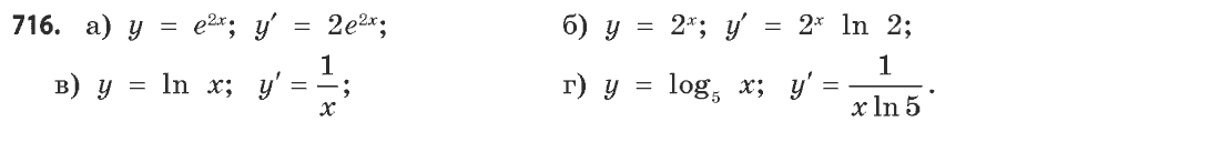 Математика (рівень стандарту) Бевз Г.П., Бевз В.Г. Задание 716