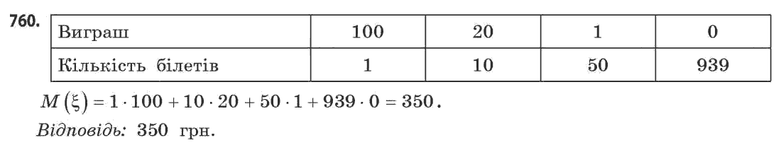 Математика (рівень стандарту) Бевз Г.П., Бевз В.Г. Задание 760
