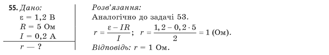 Фізика 11 клас (рівень стандарту) Сиротюк В.Д., Баштовий В.І. Задание 55