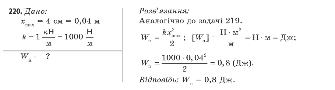 Фізика 11 клас (рівень стандарту) Сиротюк В.Д., Баштовий В.І. Задание 220