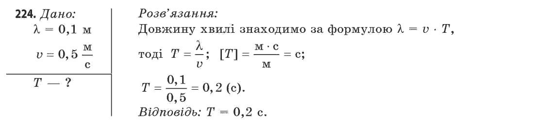 Фізика 11 клас (рівень стандарту) Сиротюк В.Д., Баштовий В.І. Задание 224