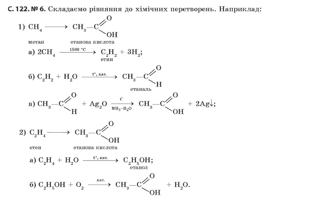 Хімія 11 клас (академічний рівень) Величко Л.П. Задание 6