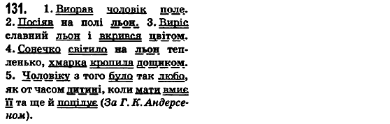 Рiдна мова 5 клас М.І. Пентилюк, І.В. Гайдаєнко, А.І. Ляшкевич Задание 130