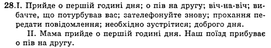 Українська мова 5 клас Н. Бондаренко, А. Ярмолюк Задание 28