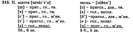 Українська мова 5 клас Н. Бондаренко, А. Ярмолюк Задание 315