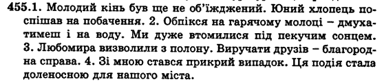 Українська мова 5 клас Н. Бондаренко, А. Ярмолюк Задание 455