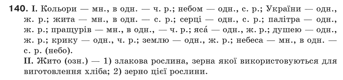 Рідна мова 6 клас М. І. Пентилюк, І. В. Гайдаєнко Задание 140