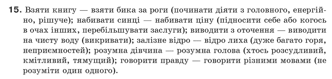 Рідна мова 6 клас М. І. Пентилюк, І. В. Гайдаєнко Задание 15