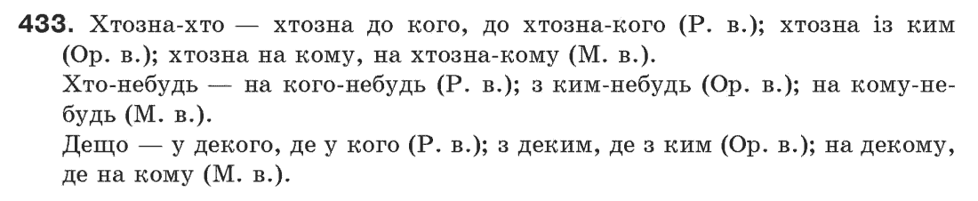 Рідна мова 6 клас М. І. Пентилюк, І. В. Гайдаєнко Задание 433