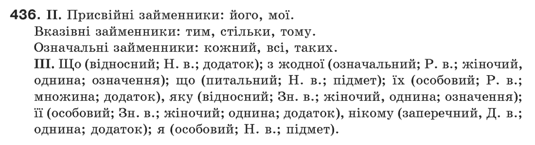 Рідна мова 6 клас М. І. Пентилюк, І. В. Гайдаєнко Задание 436