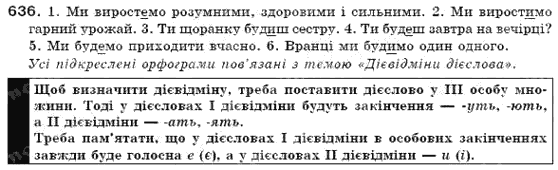 Українська мова 6 клас Н.В. Бондаренко, А.В. Ярмолюк Задание 636