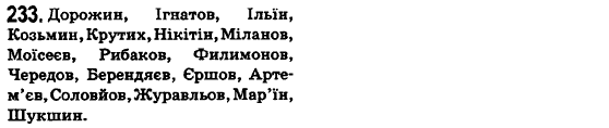 Українська мова 6 клас О.М. Горошкіна, А.В. Нікітіна, Л.О. Попова Задание 233