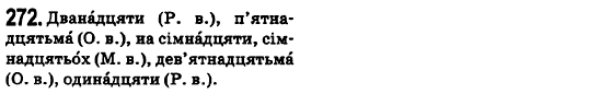 Українська мова 6 клас О.М. Горошкіна, А.В. Нікітіна, Л.О. Попова Задание 272