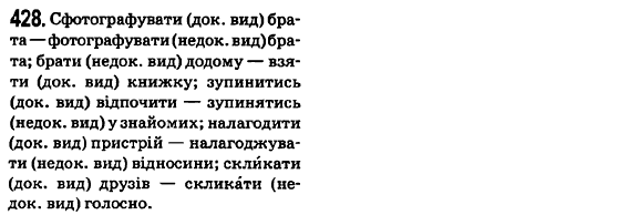 Українська мова 6 клас О.М. Горошкіна, А.В. Нікітіна, Л.О. Попова Задание 428