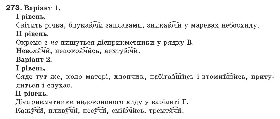 Рідна мова 7 клас М.I. Пентилюк, I.В. Гайдаєнко Задание 273