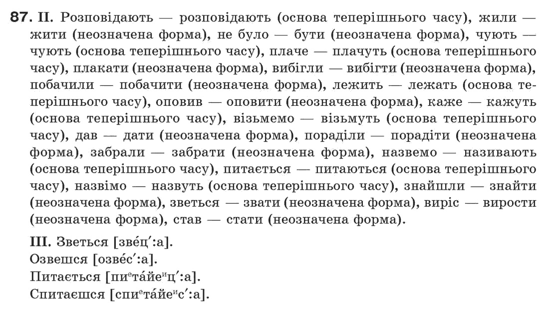 Рідна мова 7 клас М.I. Пентилюк, I.В. Гайдаєнко Задание 87