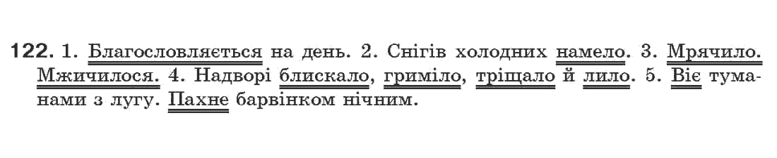 Рідна мова 7 клас О.П. Глазова, Ю.Б. Кузнецов Задание 122