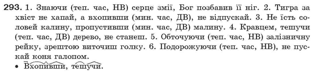 Рідна мова 7 клас О.П. Глазова, Ю.Б. Кузнецов Задание 293