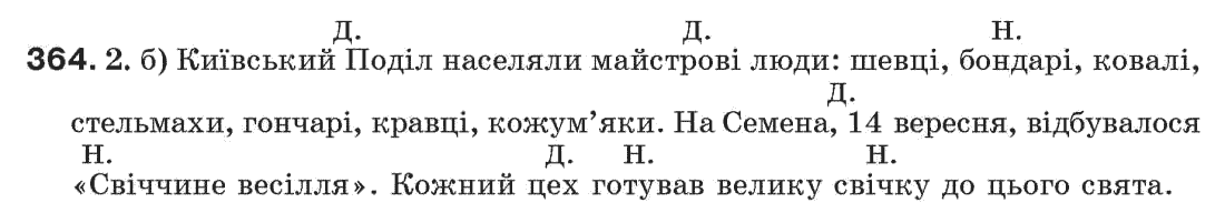 Рідна мова 7 клас С. Єрмоленко, В. Сичова Задание 364