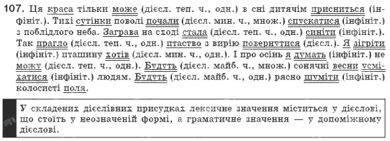 Рiдна мова 8 клас О. Глазова, Ю. Кузнецов Задание 107