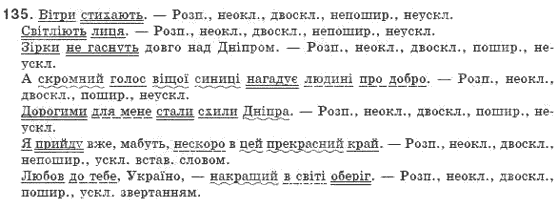 Рiдна мова 8 клас О. Глазова, Ю. Кузнецов Задание 135