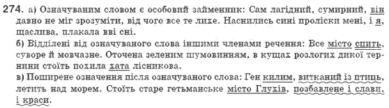 Рiдна мова 8 клас О.В. Заболотний, В.В. Заболотний Задание 274