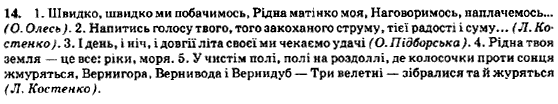 Рідна мова 8 клас М.І. Пентилюк, В.В. Гайдаєнко, А.І. Ляшкевич Задание 14